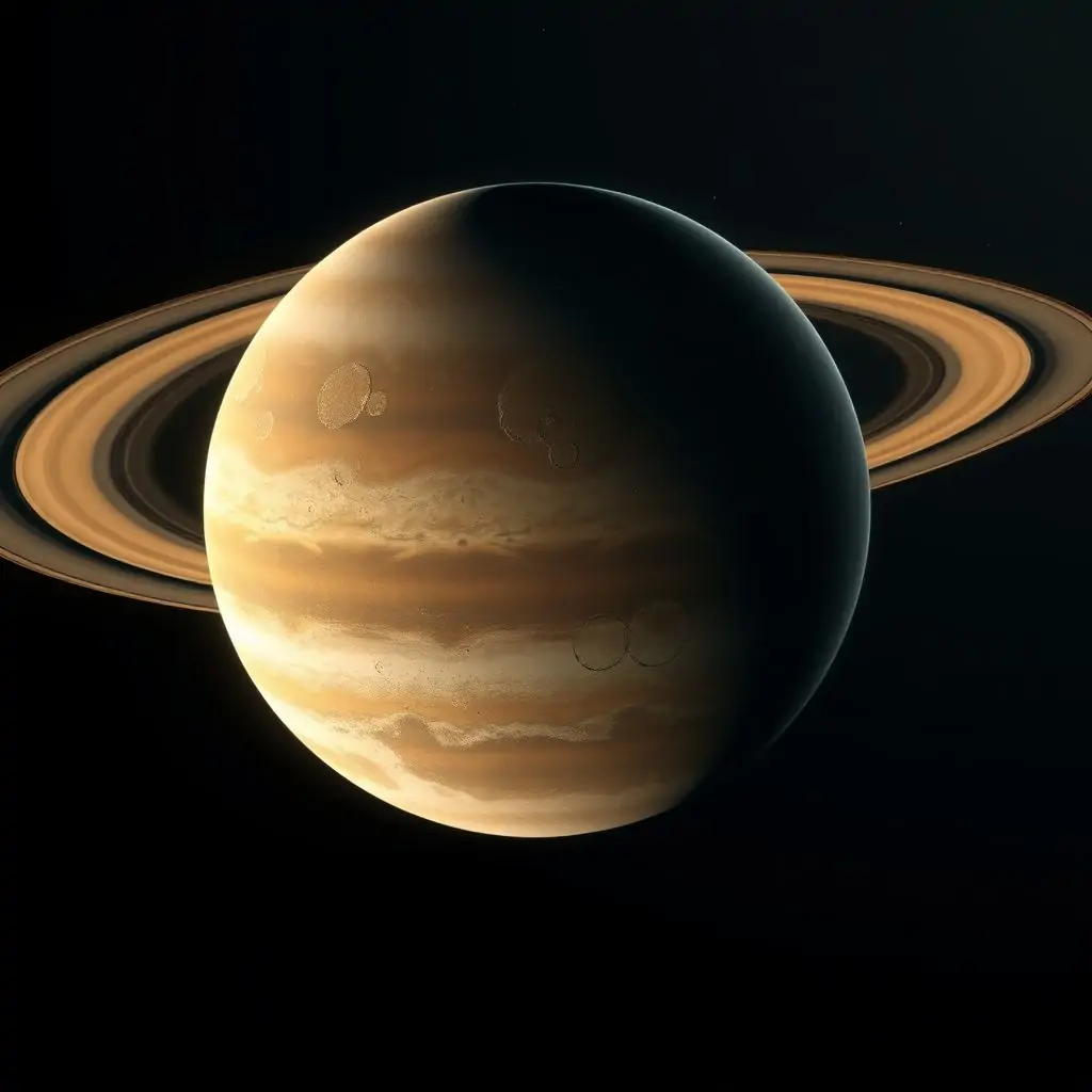 Titan: Saturn’s Moon with Lakes of Methane